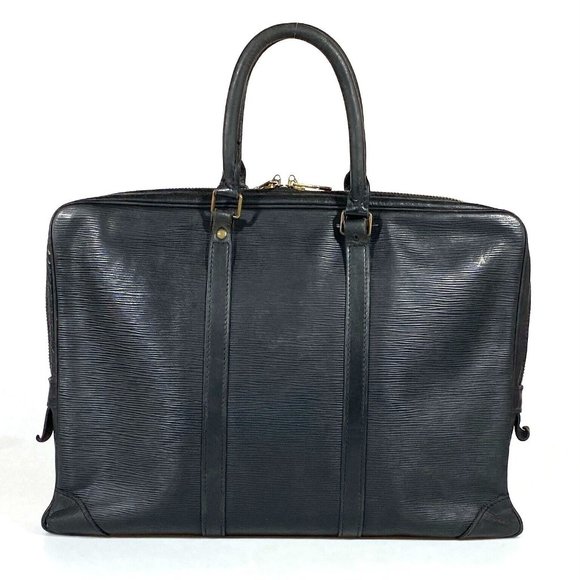 00450182# Louis Vuitton Business Bag Black Epi Noir - Picture 4 of 12